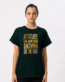 Shop Attitude Bachpan Se Hai Boyfriend T-Shirt-Front