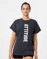 Shop Attitude Boyfriend T-Shirt-Front