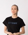 Shop Attitude Dude Boyfriend T-Shirt-Front