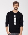 Shop Attitude Full Sleeve T-Shirt-Front
