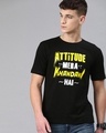 Shop Attitude Mera Khandani Hai Half Sleeve T-shirt For Men's-Front
