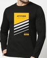 Shop Attitude Yellow Full Sleeve T-Shirt-Front