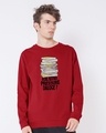 Shop Aur Kitna Pressure Fleece Light Sweatshirt-Front