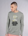 Shop Aur Kitna Pressure Full Sleeve T-Shirt-Front