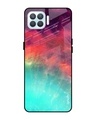 Shop Aura Printed Premium Glass Cover for Oppo F17 Pro (Shock Proof, Lightweight)-Front