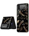 Shop Autumn Leaves Premium Glass Case for Samsung Galaxy Z Flip4 5G (Shock Proof, Scratch Resistant)-Front