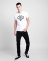 Shop Avengers 3D Half Sleeve T-Shirt (AVL) White-Design