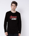 Shop Avengers Are Assembled Full Sleeve T-Shirt (AVEGL)-Front