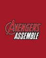 Shop Avengers Are Assembled Half Sleeve T-Shirt (AVEGL)