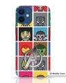 Shop Avengers Chibi iPhone 12 Mini 3D Mobile Cover-Front