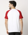 Shop Men's White Avengers Circle - Sun Active Basic Graphic Printed Slim Fit Raglan T-shirt-Design