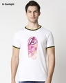 Shop Avengers circle - Sun Active Round Neck Varsity T-Shirt-Design