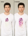 Shop Avengers Circle Sun Active T-Shirt (AVL)-Full