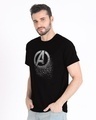 Shop Avengers Dispersion Half Sleeve T-Shirt (AVL)-Design