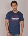 Shop Avengers Endgame Logos Half Sleeve T-Shirt (AVL)