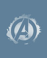 Shop Avengers Inked Boyfriend T-Shirt (AVL)-Full