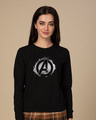 Shop Avengers Inked Sweatshirt (AVL)-Front