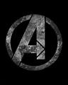 Shop Avengers Logo Distressed Boyfriend T-Shirt (AVL)