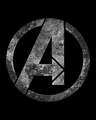 Shop Avengers Logo Distressed Full Sleeve T-Shirt (AVL)