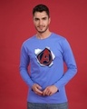 Shop Avengers Paper Full Sleeve T-Shirt (AVL)-Front