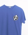 Shop Avengers Printed Badge Half Sleeve T-Shirt (AVL)-Front