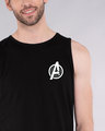 Shop Avengers Printed Badge Vest (AVL)-Front