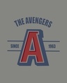 Shop Avengers Varsity Fleece Sweatshirt Meteor Grey (AVL)-Full