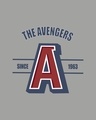 Shop Avengers Varsity Full Sleeve T-Shirt Meteor Grey (AVL)-Full