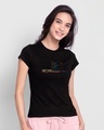 Shop Avg Hereos Outline Half Sleeve T-Shirt (AVL) Black-Front