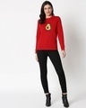 Shop Avo Cardio Fleece Sweatshirt Bold Red-Design