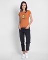 Shop Avo Cardio Half Sleeve Printed T-Shirt Vintage Orange-Design