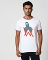 Shop Aw Face Crewneck Varsity Rib T-Shirt Multicolor-Design