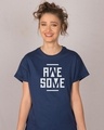 Shop Awesome Negative Boyfriend T-Shirt-Front
