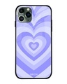 Shop Azure Infinite Heart Premium Glass Case for Apple iPhone 11 Pro Max (Shock Proof, Scratch Resistant)-Front