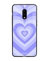 Shop Azure Infinite Heart Premium Glass Case for OnePlus 7 (Shock Proof, Scratch Resistant)-Front