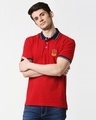 Shop B12 Chili Pepper Half Sleeve Tipping polo-Front