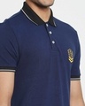 Shop B12 Pageant Blue Half Sleeve Tipping polo