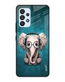 Shop Baby Elephant Printed Premium Glass Cover For Samsung Galaxy A53 5G (Shock Proof Lightweight)-Front