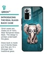 Shop Baby Elephant Printed Premium Glass Cover for Xiaomi Redmi Note 10 Pro Max(Shock Proof, Lightweight)-Back