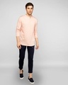 Shop Baby Pink Full Sleeve Henley T-Shirt-Full