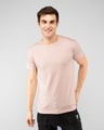 Shop Baby Pink Half Sleeve T-Shirt-Front