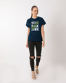 Shop Back Down Never Boyfriend T-Shirt-Full