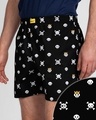 Shop Back To Skull All Over Printed Boxer-Front