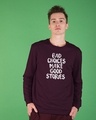 Shop Bad Choices Fleece Light Sweatshirt