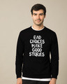 Shop Bad Choices Light Sweatshirt-Front