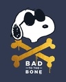 Shop Bad To The Bone Half Sleeve T-Shirt-Full