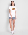 Shop Bakwaas Bandh Kar Boyfriend T-Shirt White-Full