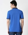 Shop Baleine Blue Half Sleeve Tipping polo-Full