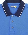 Shop Baleine Blue Half Sleeve Tipping polo