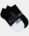 Shop Pack of 2 Friends Lowcut Black Socks for Women-Full